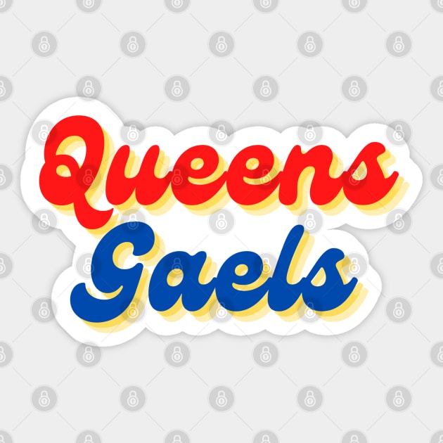 Queens Gaels Sticker by stickersbyjori